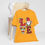 Christmas LOVE T-Shirt / Santa Gnome Holiday Graphic Tee