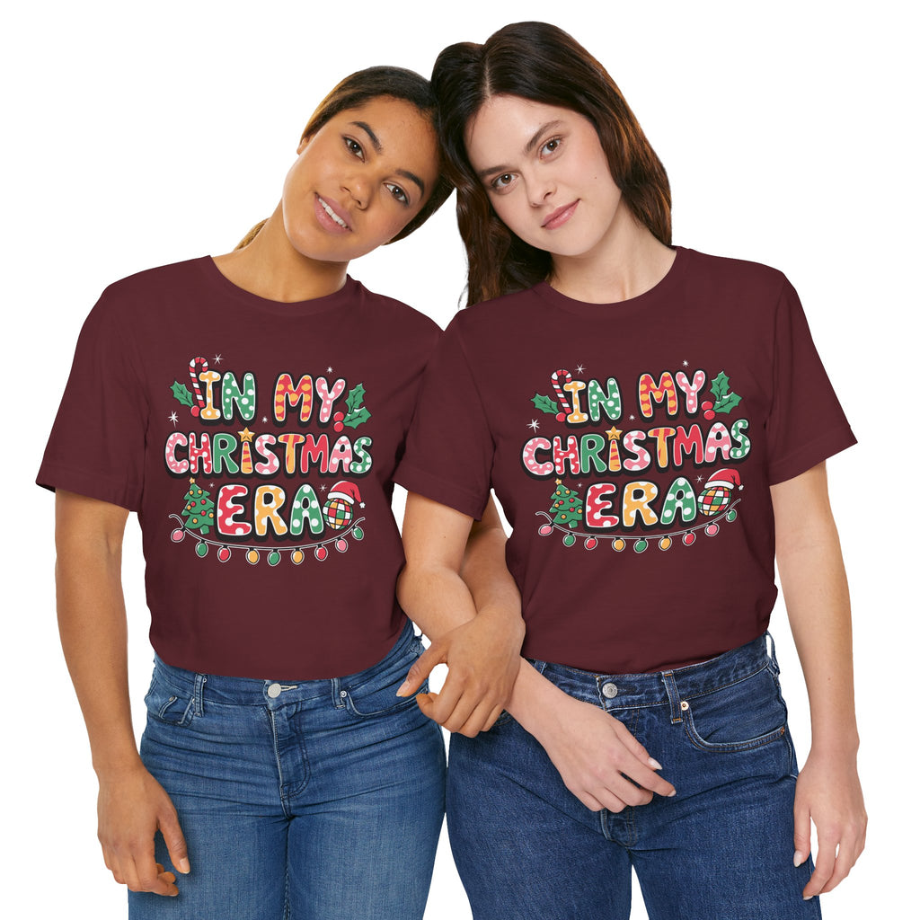 Festive Christmas Tee, Holiday Shirt, Unisex Christmas T-Shirt, Gift for Him/Her, Cozy Christmas Apparel, Merry and Bright Top
