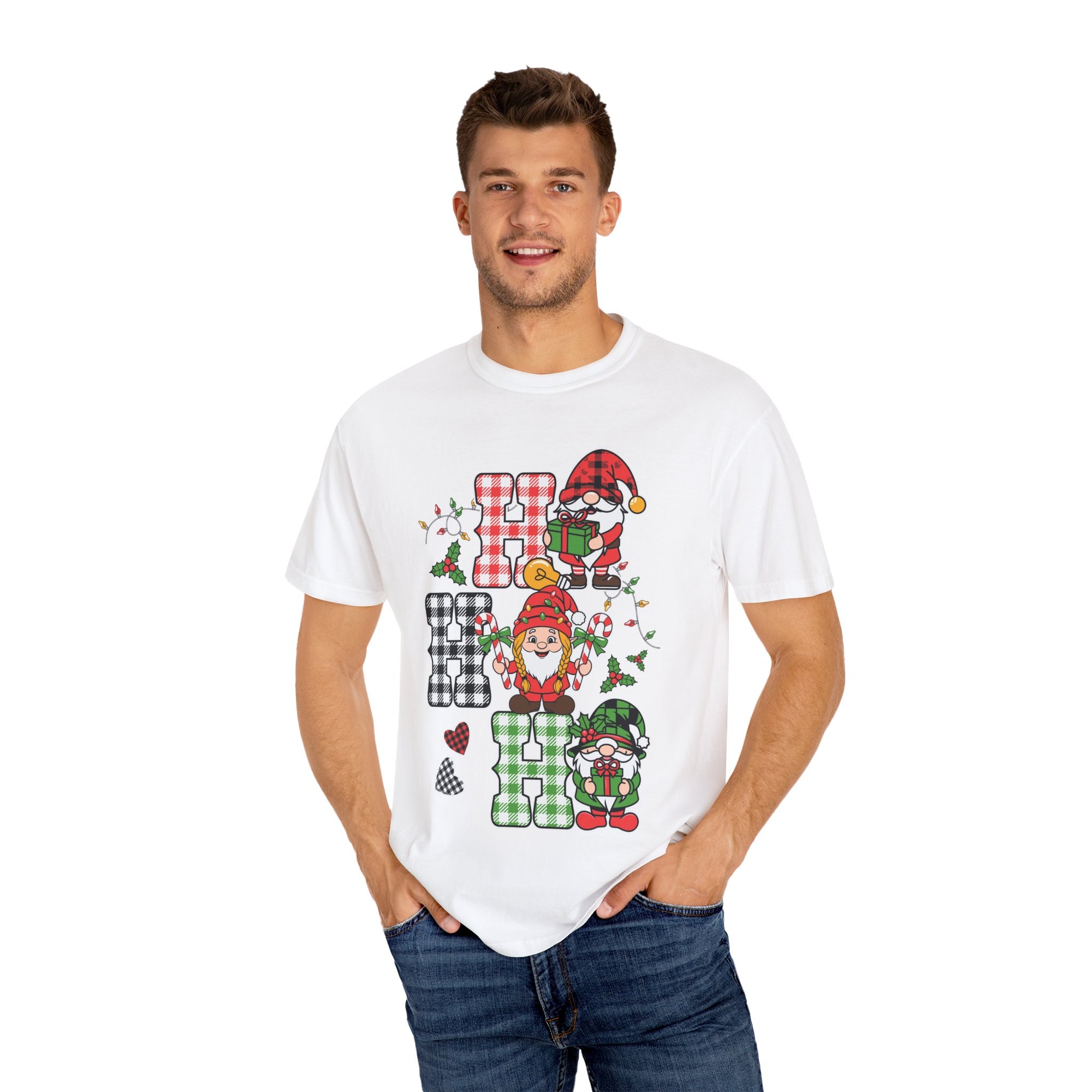 Holiday Fun Santa T-Shirt, Unisex Christmas Tee