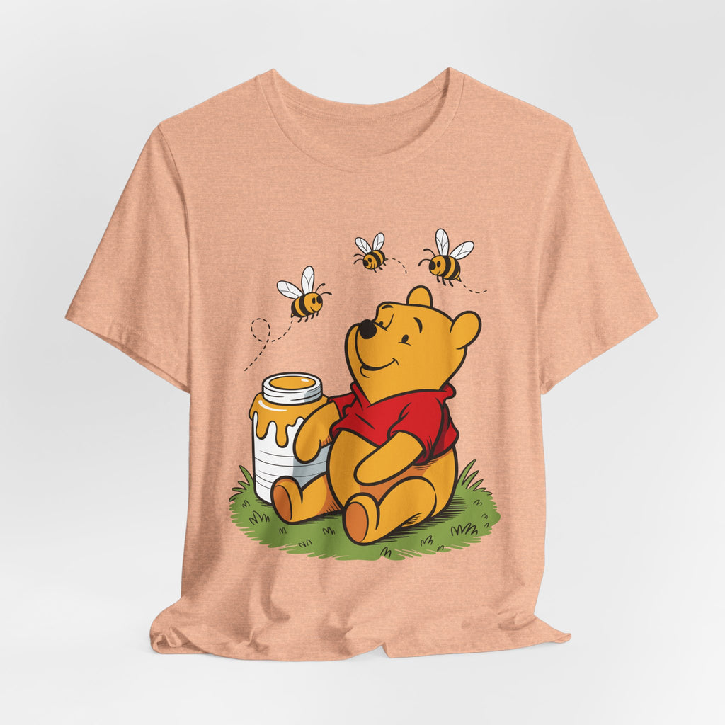 Cute Honey Bear Graphic Cozy Bee Lovers Unisex Shirt