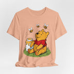 Cute Honey Bear Graphic Cozy Bee Lovers Unisex Shirt