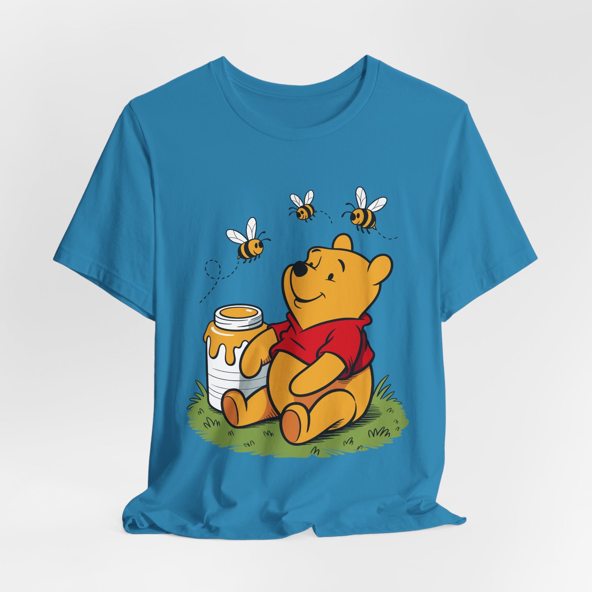 Cute Honey Bear Graphic Cozy Bee Lovers Unisex Shirt