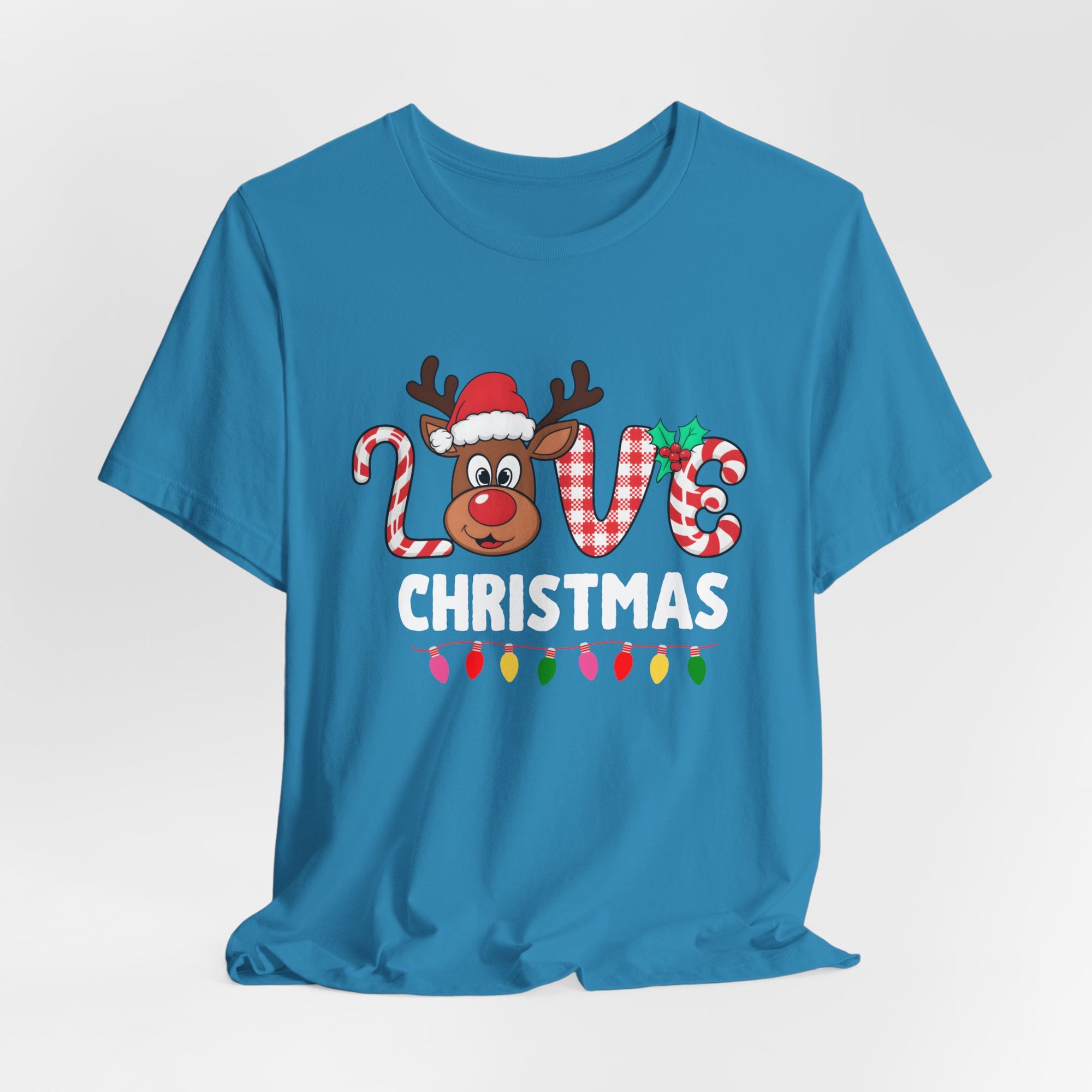 Cute Holiday Love Reindeer Tee