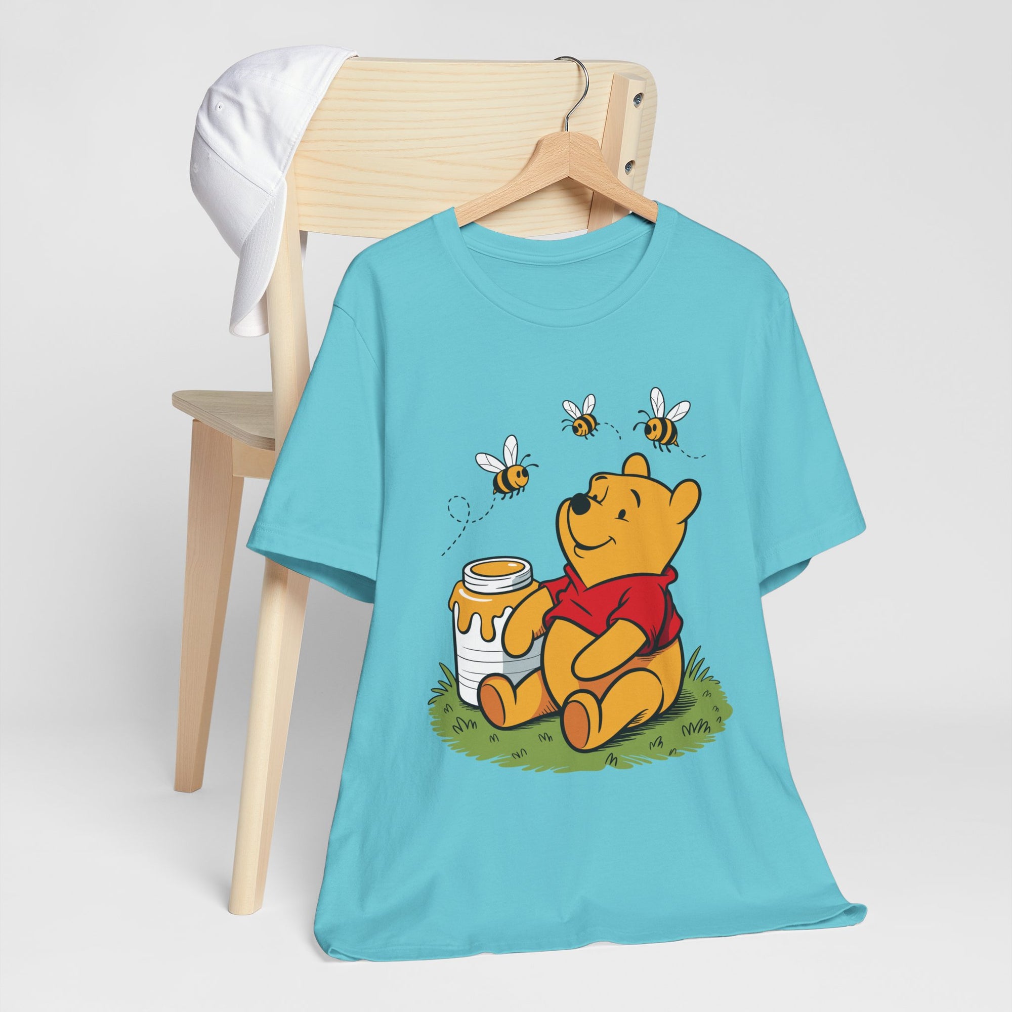 Cute Honey Bear Graphic Cozy Bee Lovers Unisex Shirt