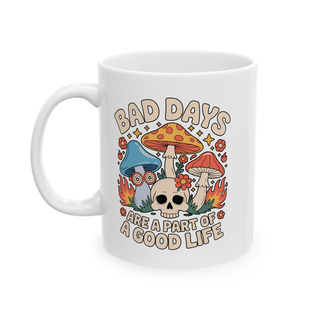 Ceramic Mug with Whimsical Design, Perfect for Coffee Lovers