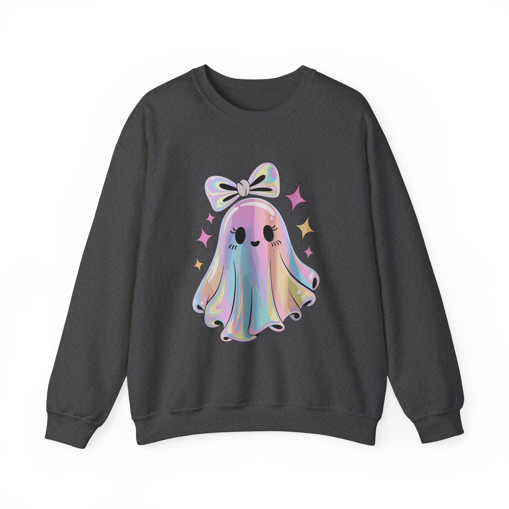 Cute Ghost Crewneck Sweatshirt, Spooky Humor Sweater, Halloween Gift