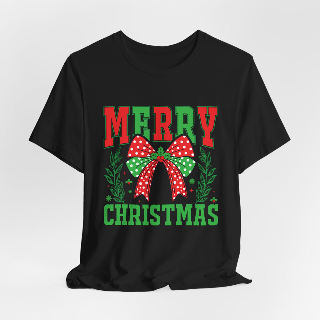 Merry Christmas Unisex Short Sleeve Tee, Holiday Shirt, Christmas Gift, Casual Wear, Family Matching Outfits