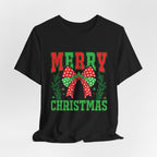 Merry Christmas Unisex Short Sleeve Tee, Holiday Shirt, Christmas Gift, Casual Wear, Family Matching Outfits