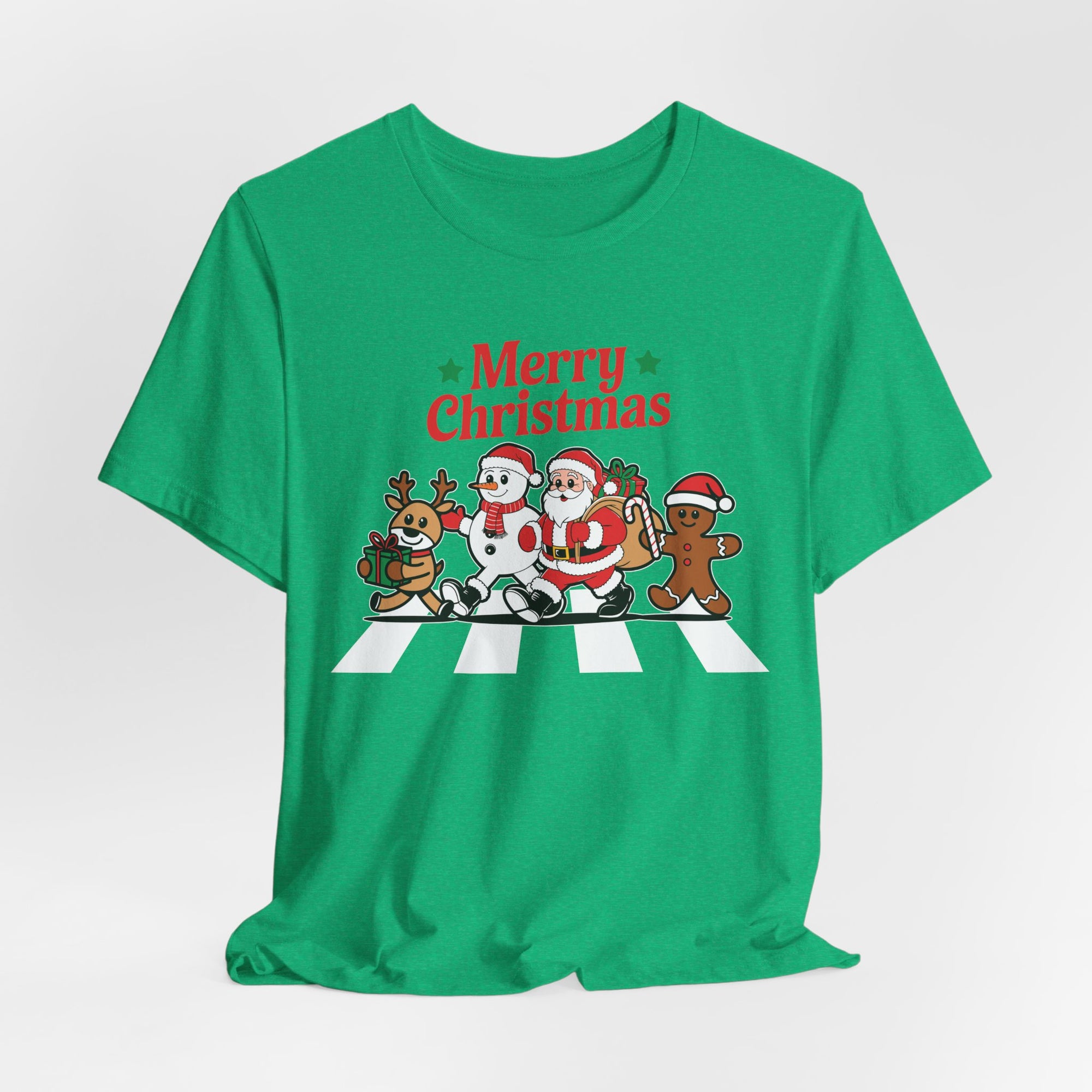 Merry Christmas Graphic Tee, Unisex Christmas T-shirt, Holiday Shirt, Festive Apparel, Gift for Him/Her, Winter Wear