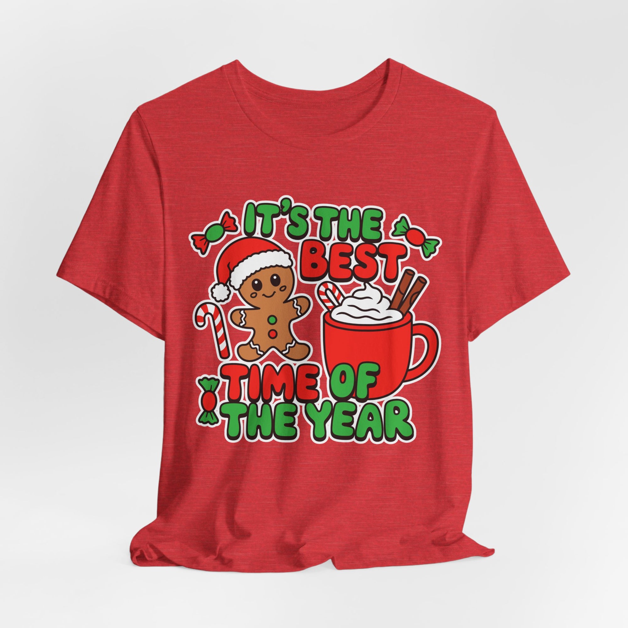 Holiday Cheer Tee - Unisex Jersey Short Sleeve Tee, Christmas Winter Celebration Shirt