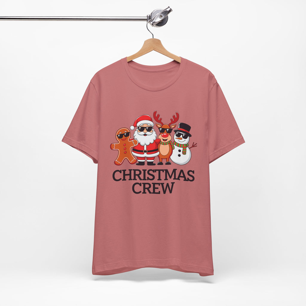 Christmas Crew Short Sleeve Tee - Holiday T-Shirt