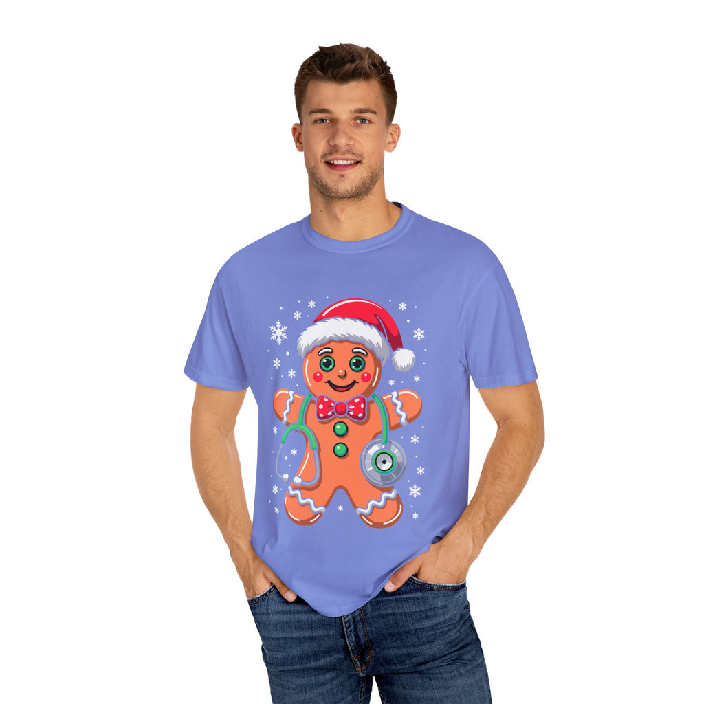 Gingerbread Holiday T-shirt, Festive Tee, Christmas Shirt