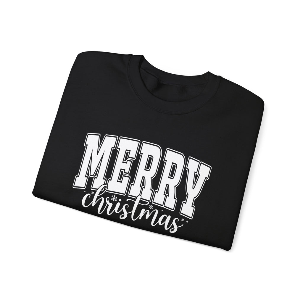 Merry Christmas Crewneck Sweatshirt, Cozy Holiday Gift