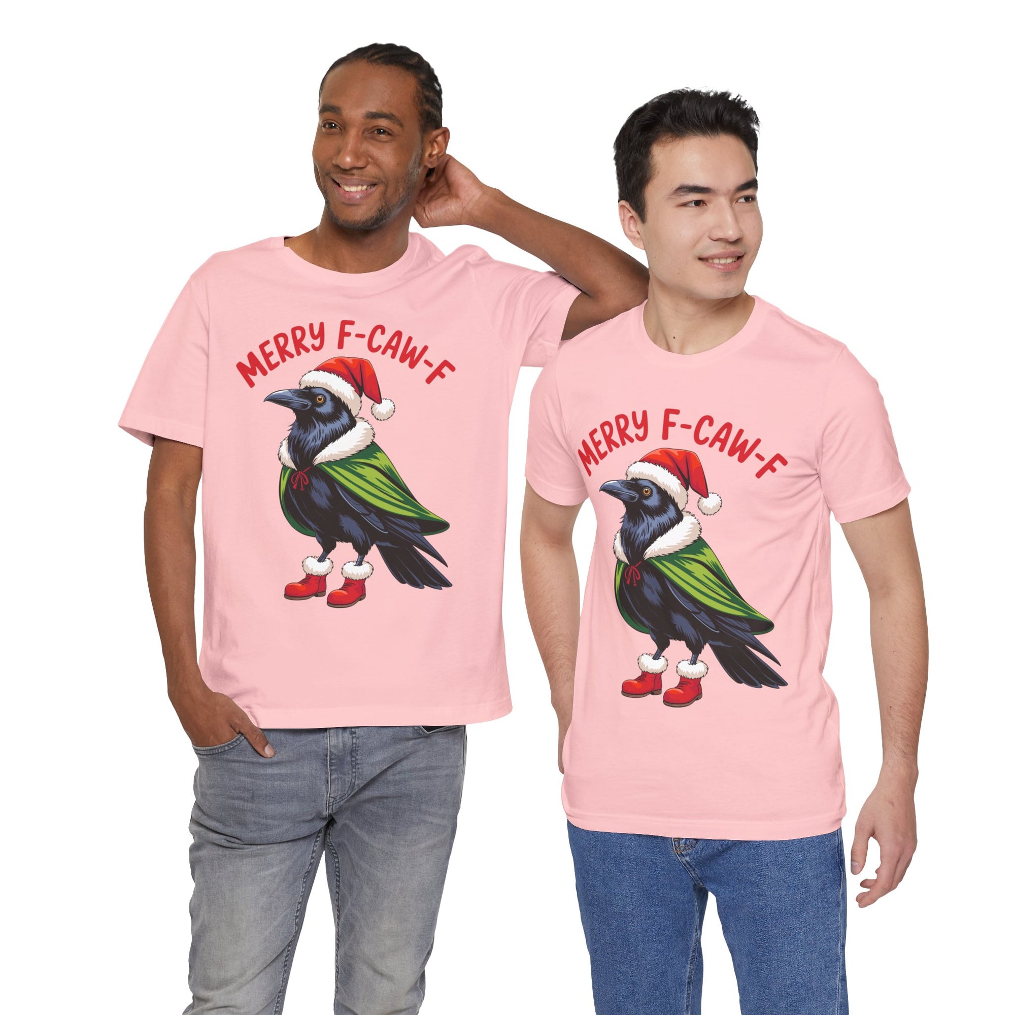 Merry F-Caw-F Crow Christmas Tee