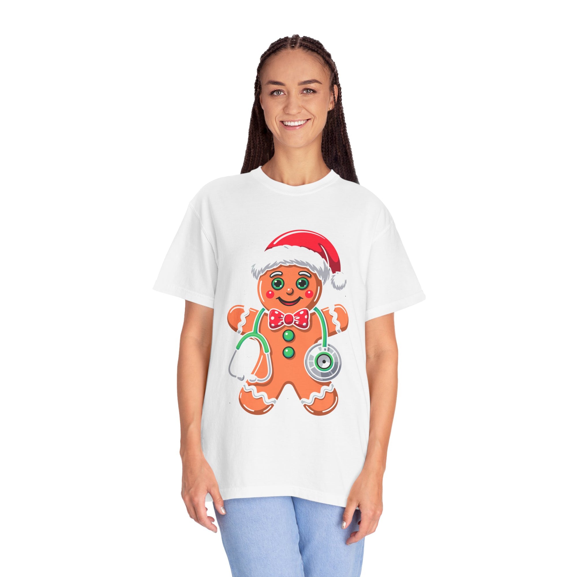 Gingerbread Holiday T-shirt, Festive Tee, Christmas Shirt