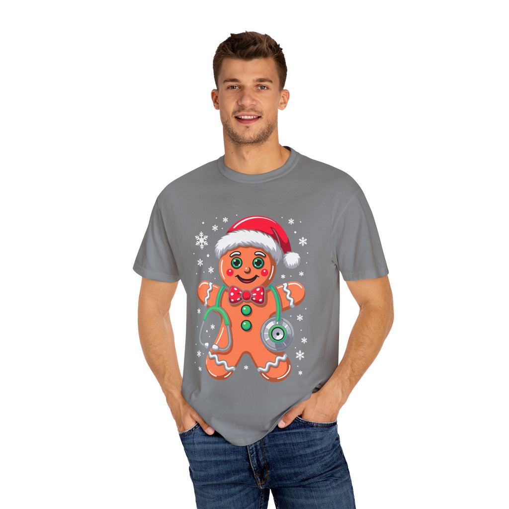 Gingerbread Holiday T-shirt, Festive Tee, Christmas Shirt