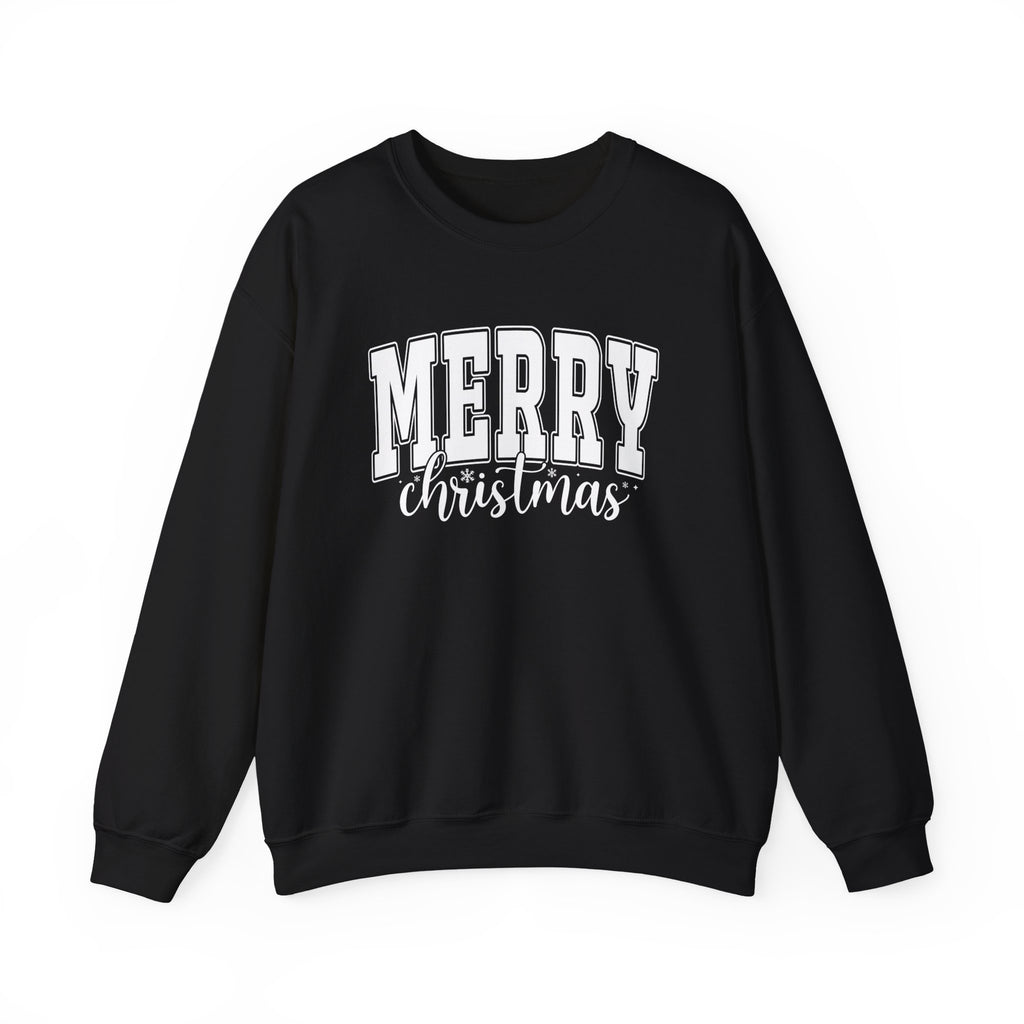 Merry Christmas Crewneck Sweatshirt, Cozy Holiday Gift