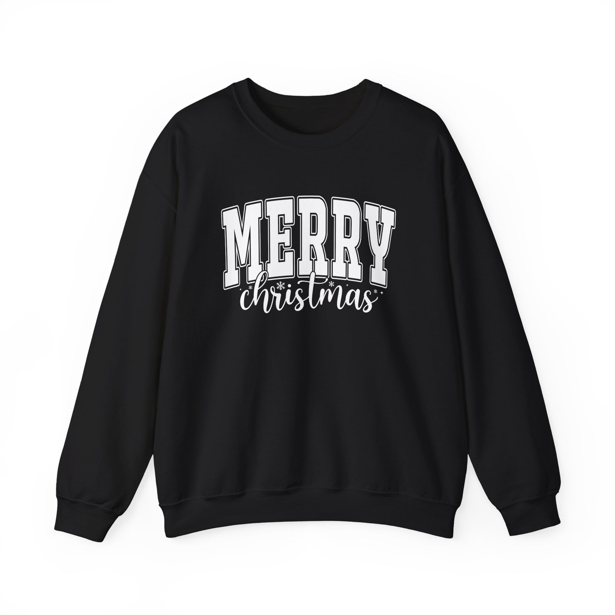 Merry Christmas Crewneck Sweatshirt, Cozy Holiday Gift