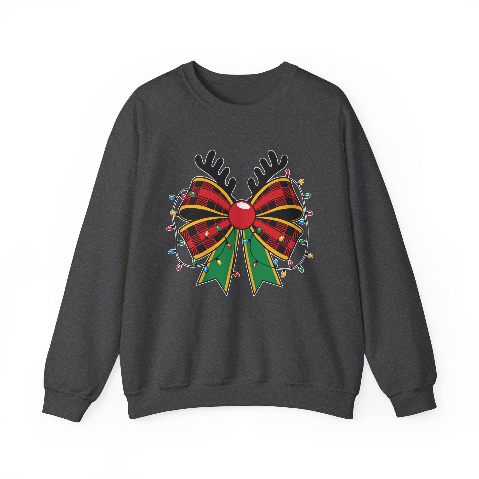 Holiday Reindeer Bow Sweatshirt