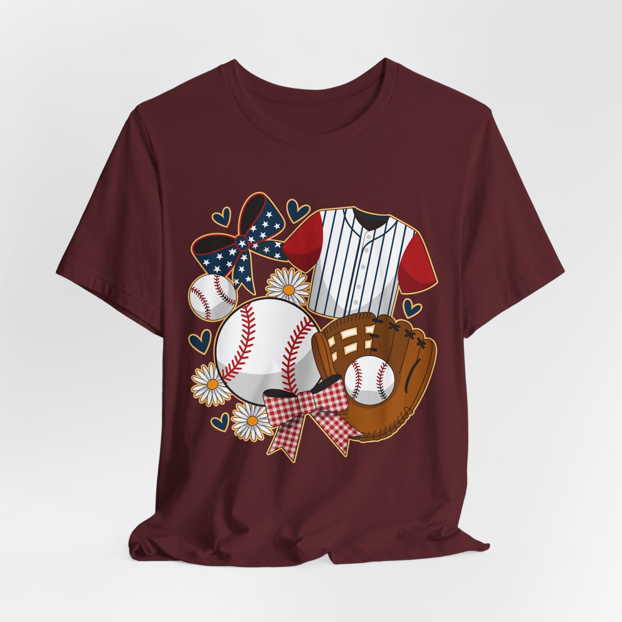 Baseball-Themed Unisex Jersey Tee, Perfect for Sports Fans, Great Gift for Game Days, Soft Cotton T-Shirt for Comfort.