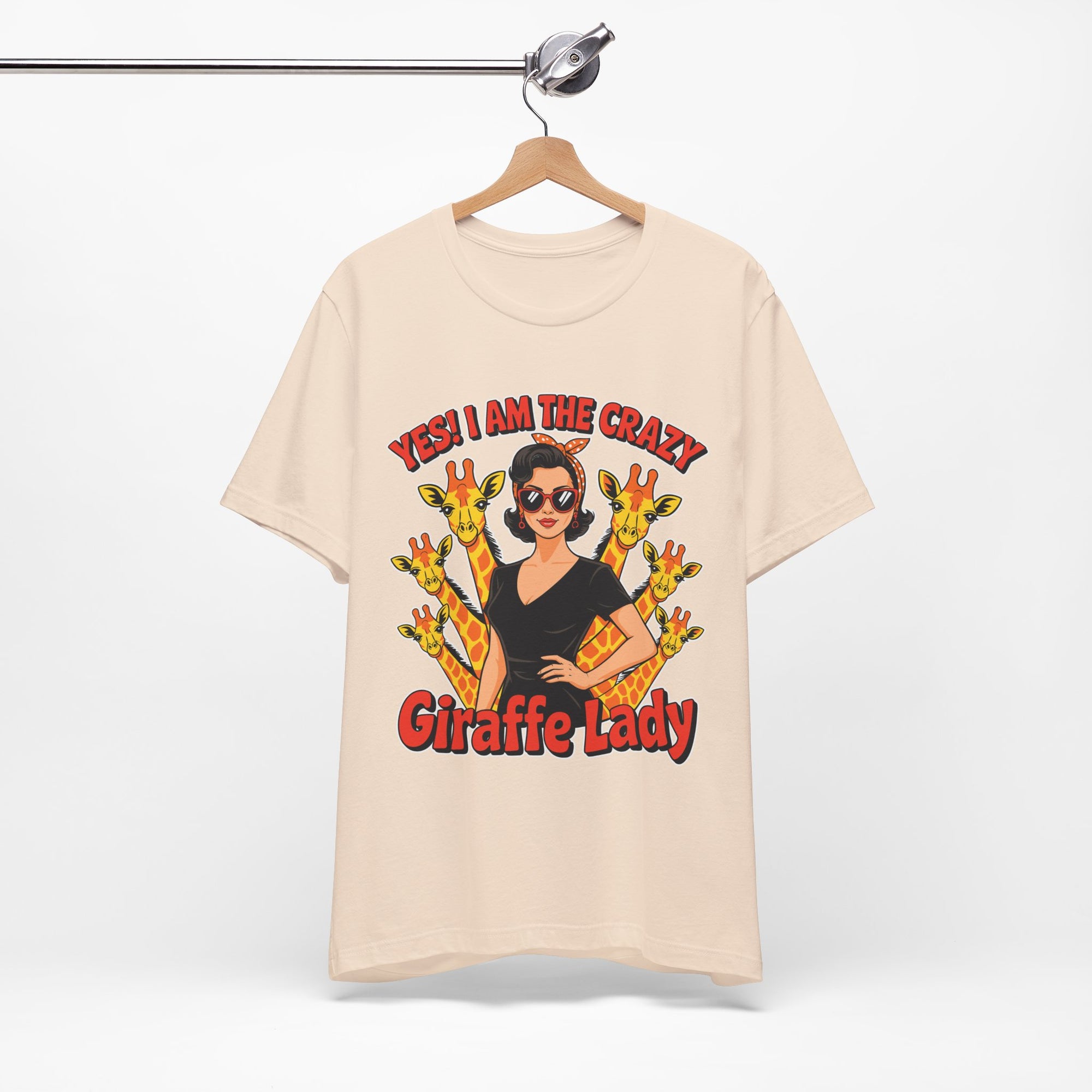 Yes I Am The Crazy Giraffe Lady T-Shirt