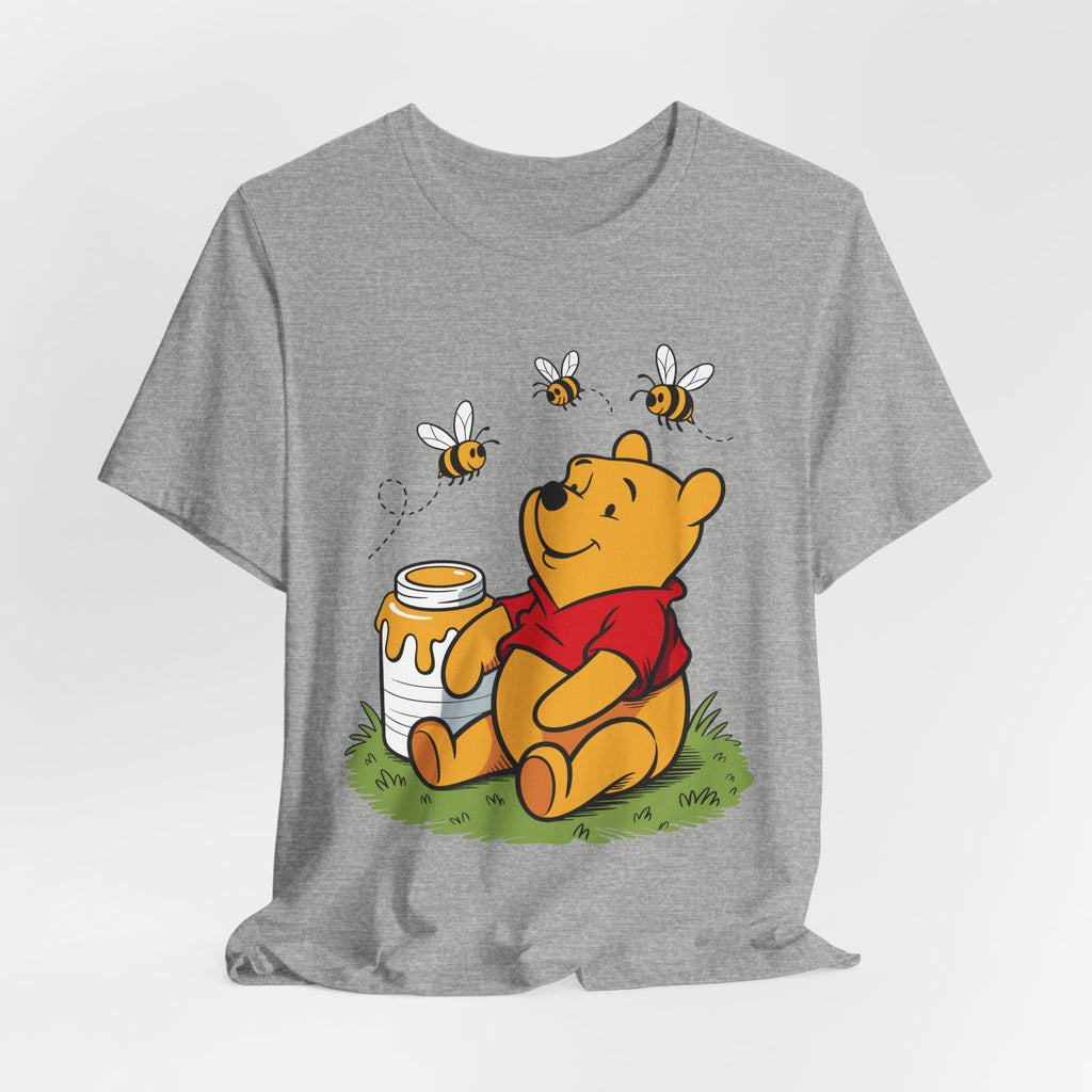 Cute Honey Bear Graphic Cozy Bee Lovers Unisex Shirt