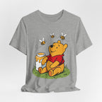 Cute Honey Bear Graphic Cozy Bee Lovers Unisex Shirt