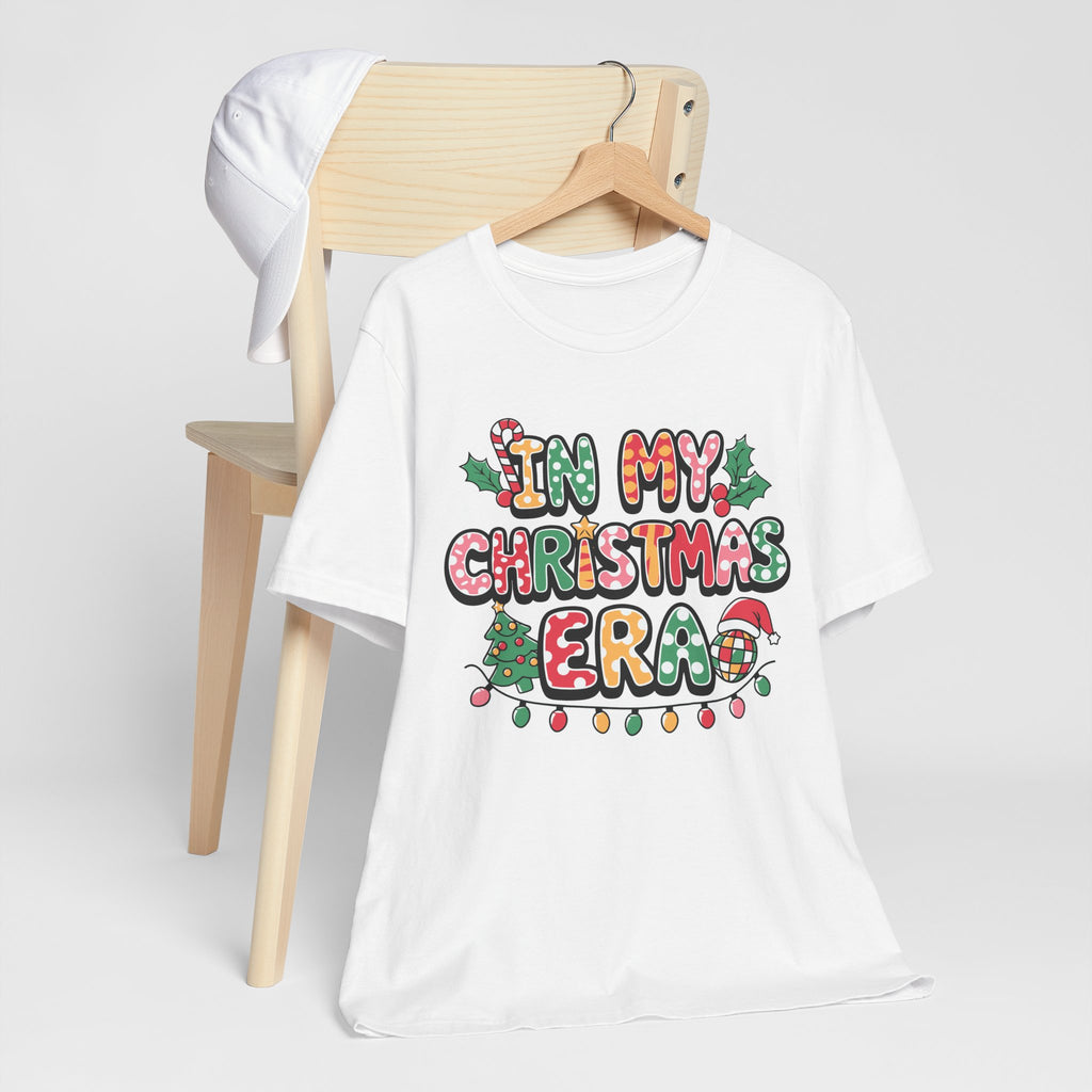 Festive Christmas Tee, Holiday Shirt, Unisex Christmas T-Shirt, Gift for Him/Her, Cozy Christmas Apparel, Merry and Bright Top