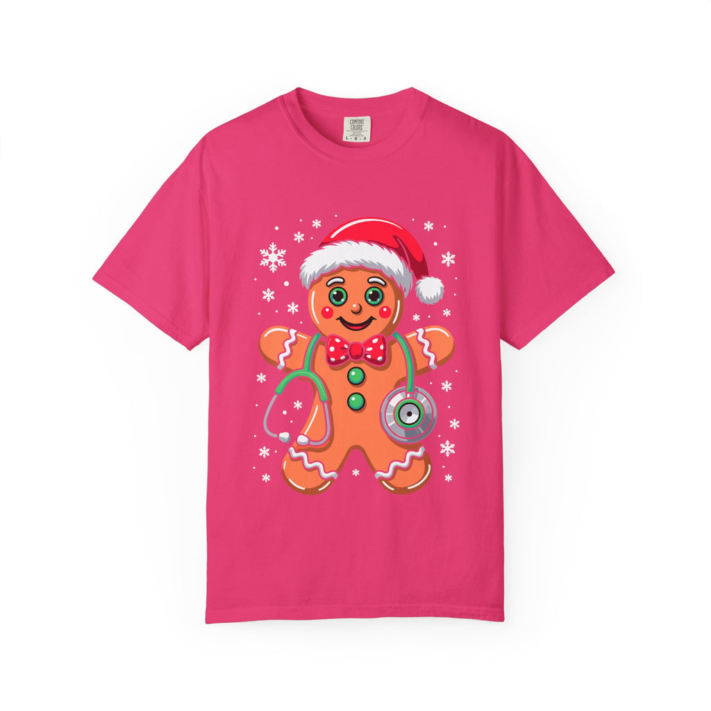 Gingerbread Holiday T-shirt, Festive Tee, Christmas Shirt