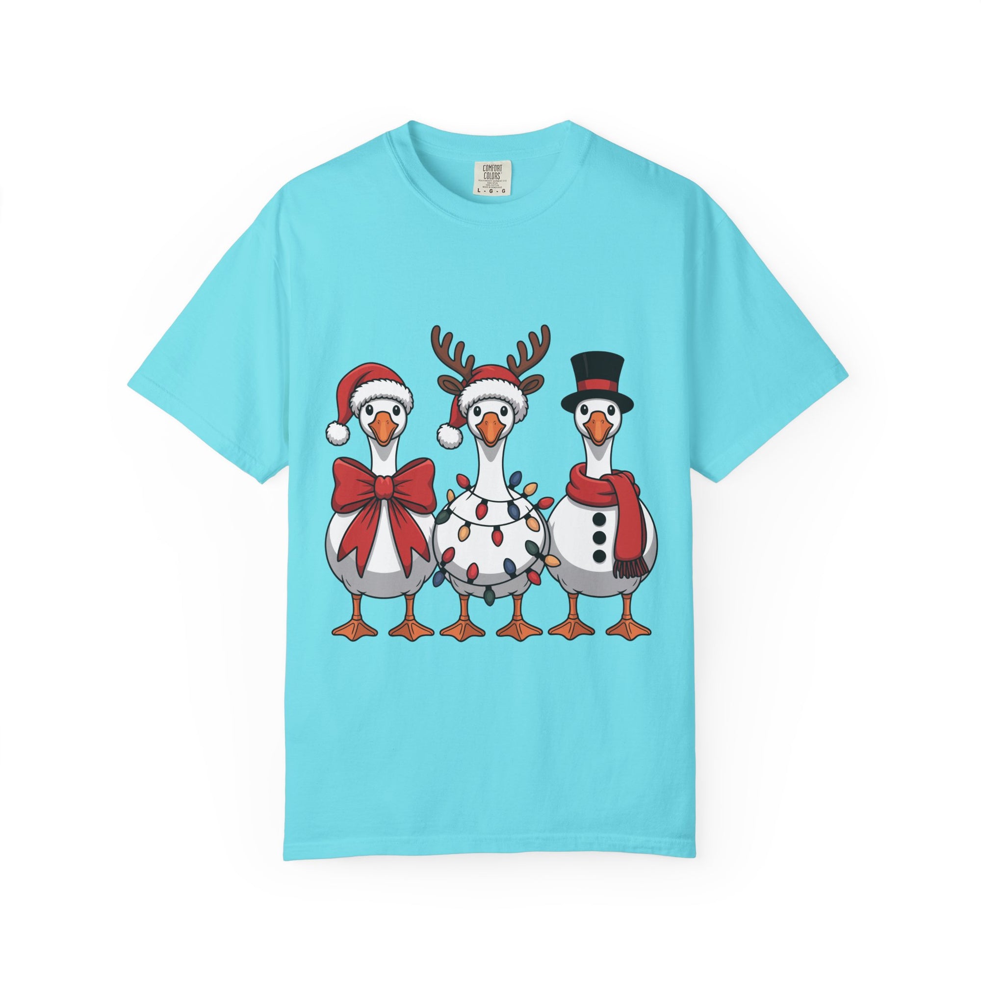 Festive Holiday Goose T-shirt, Fun Christmas Tee, Unisex T-shirt