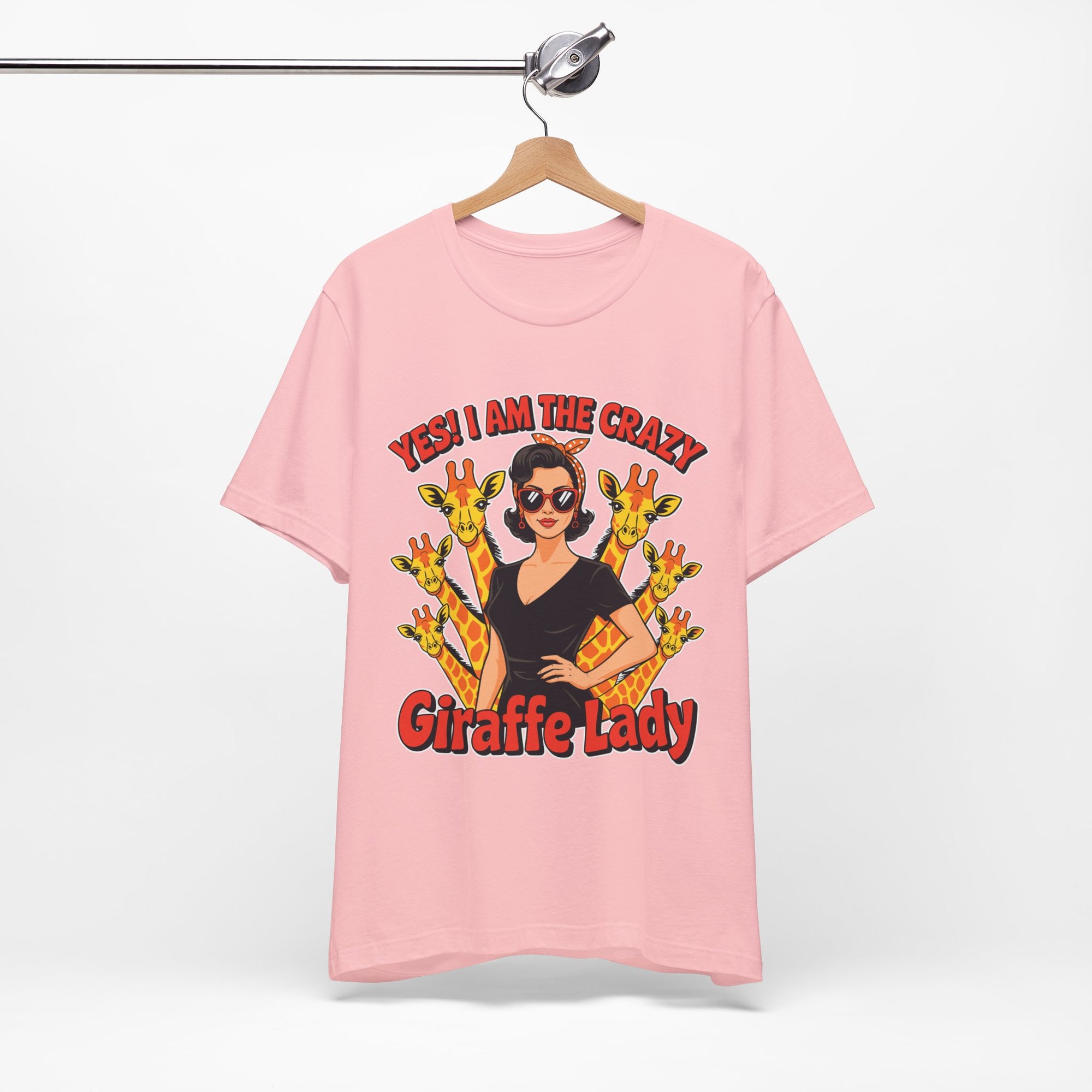 Yes I Am The Crazy Giraffe Lady T-Shirt