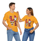 Christmas LOVE T-Shirt / Santa Gnome Holiday Graphic Tee