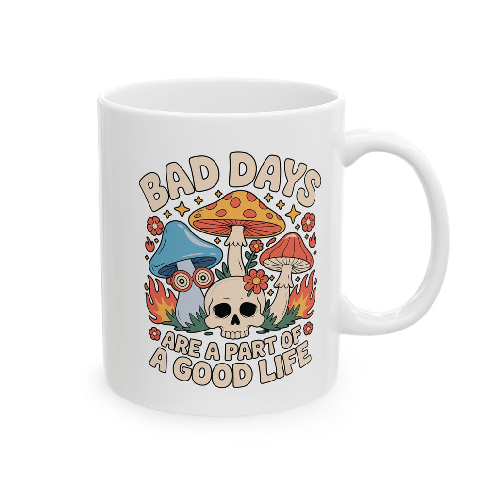 Ceramic Mug with Whimsical Design, Perfect for Coffee Lovers