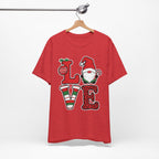 Christmas LOVE T-Shirt / Santa Gnome Holiday Graphic Tee