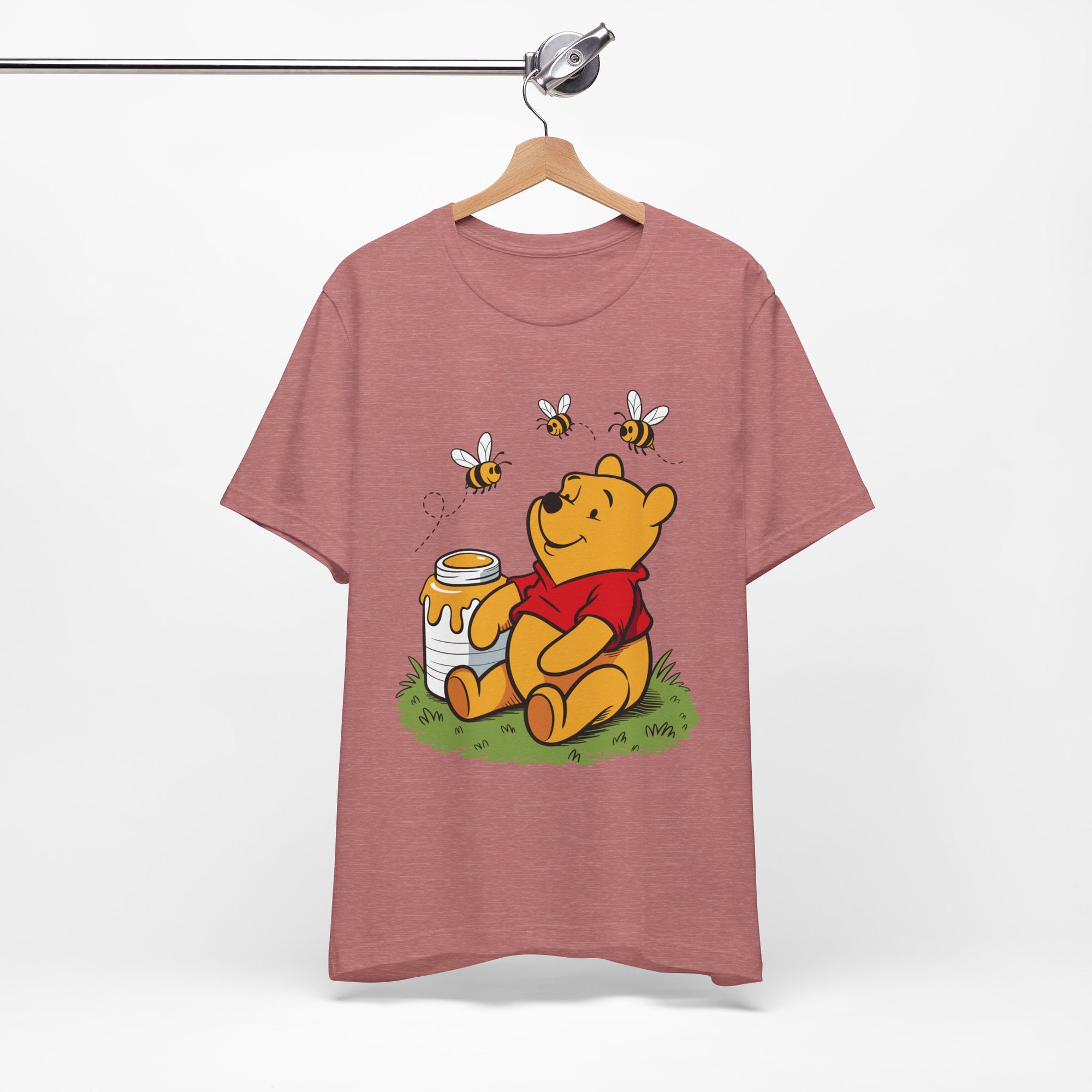 Cute Honey Bear Graphic Cozy Bee Lovers Unisex Shirt