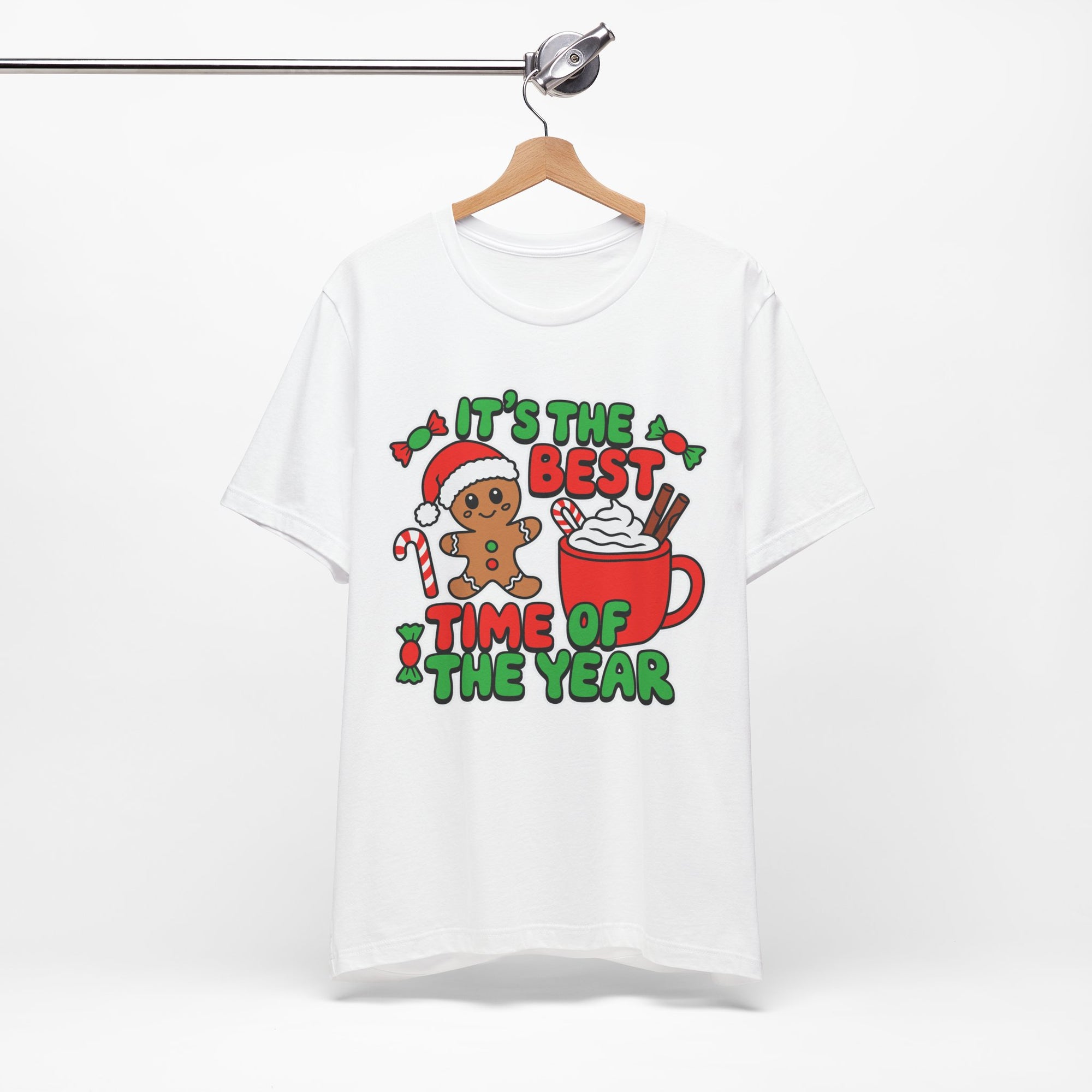 Holiday Cheer Tee - Unisex Jersey Short Sleeve Tee, Christmas Winter Celebration Shirt