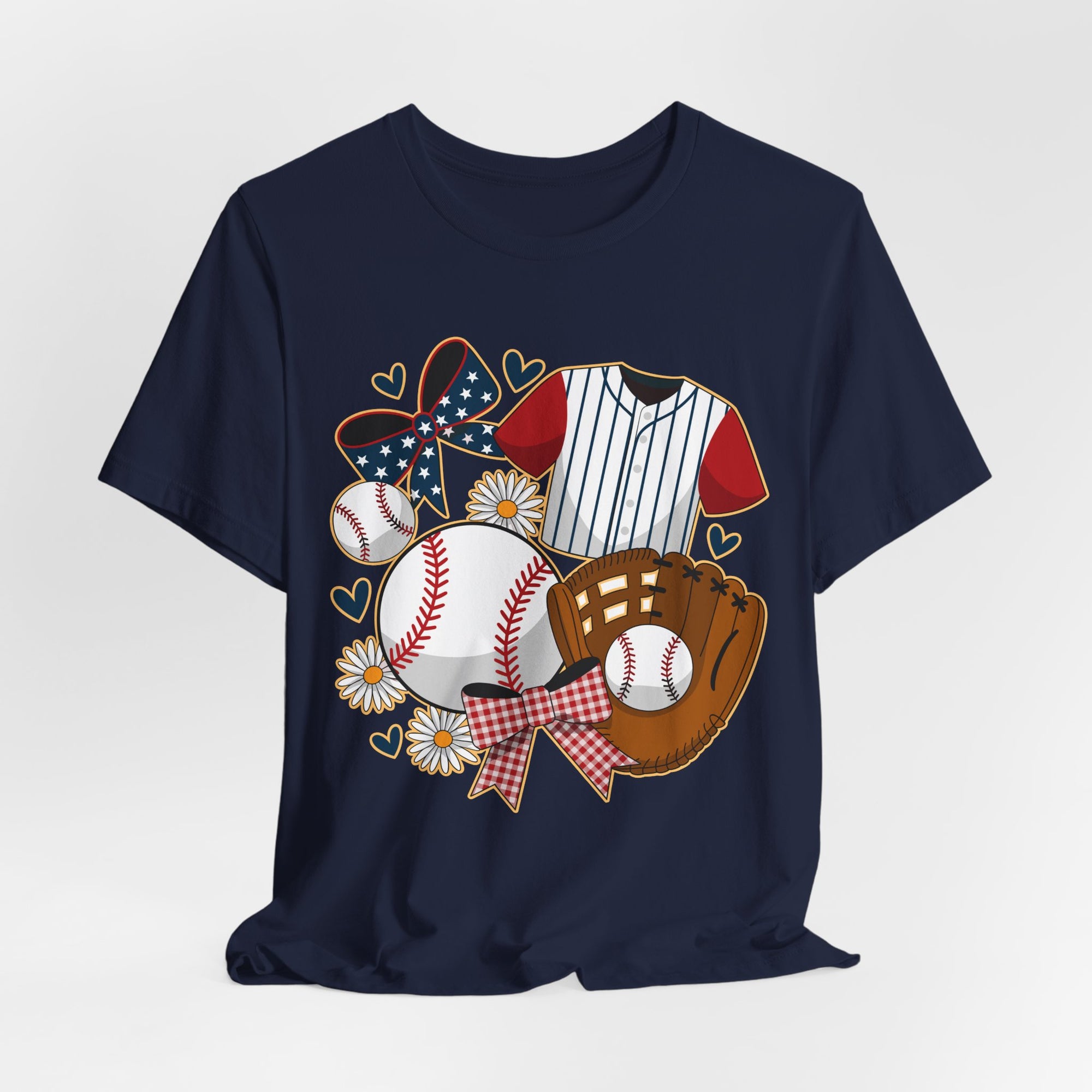 Baseball-Themed Unisex Jersey Tee, Perfect for Sports Fans, Great Gift for Game Days, Soft Cotton T-Shirt for Comfort.