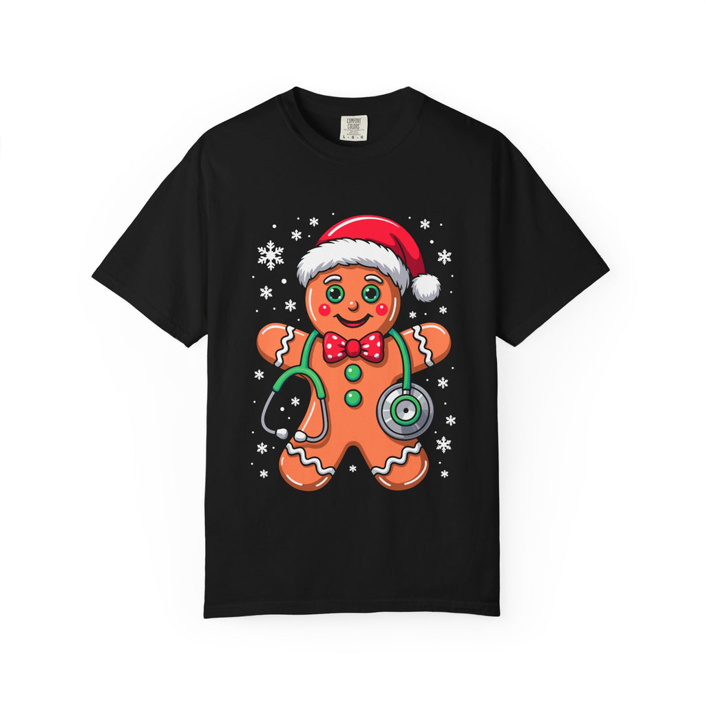 Gingerbread Holiday T-shirt, Festive Tee, Christmas Shirt
