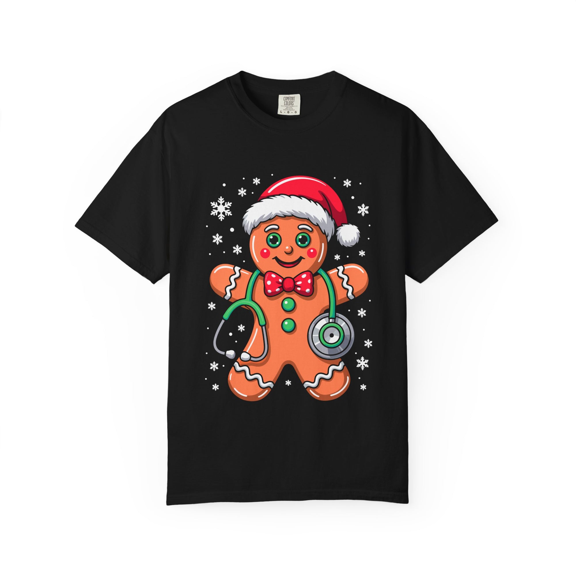 Gingerbread Holiday T-shirt, Festive Tee, Christmas Shirt