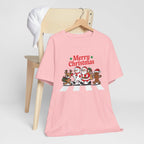 Merry Christmas Graphic Tee, Unisex Christmas T-shirt, Holiday Shirt, Festive Apparel, Gift for Him/Her, Winter Wear