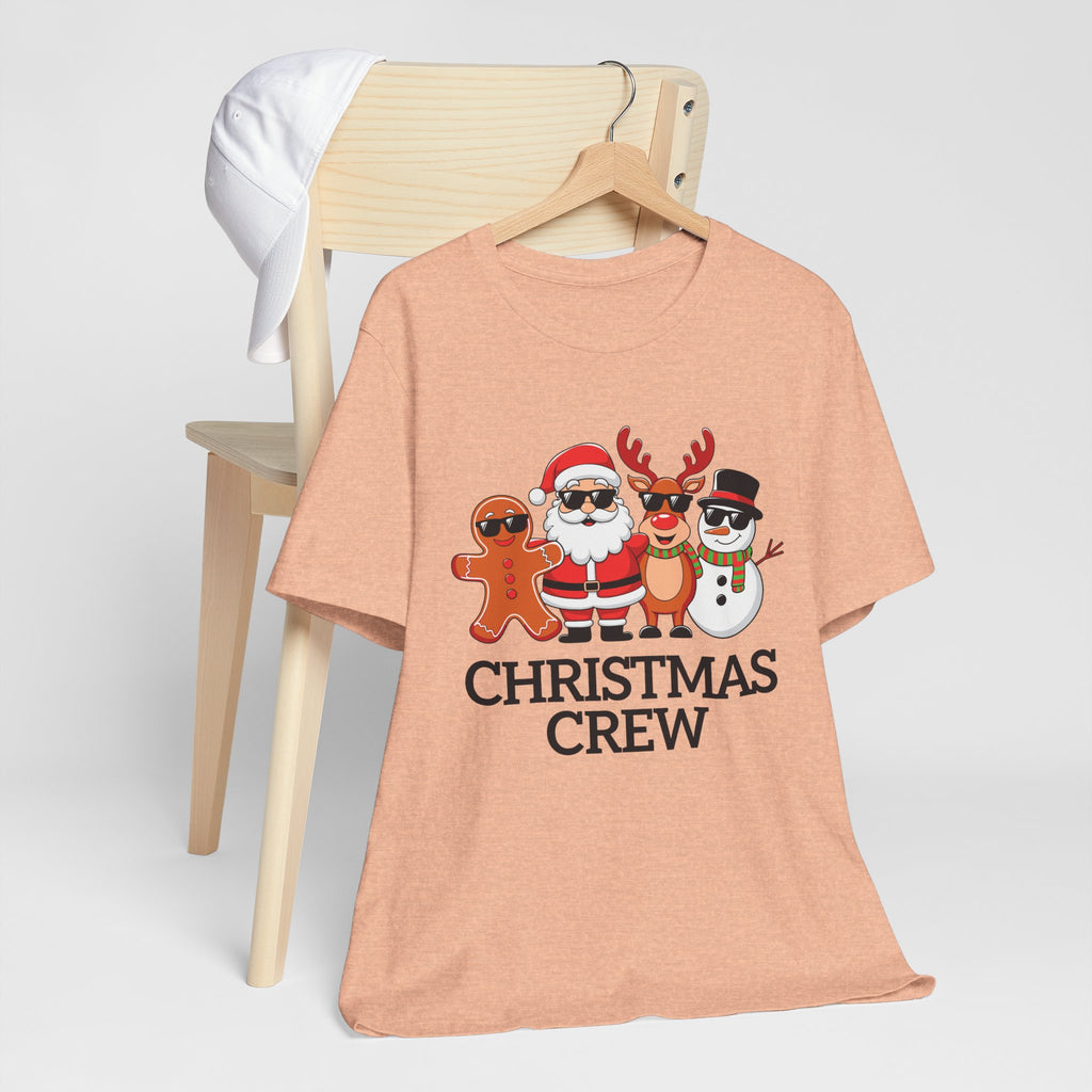 Christmas Crew Short Sleeve Tee - Holiday T-Shirt