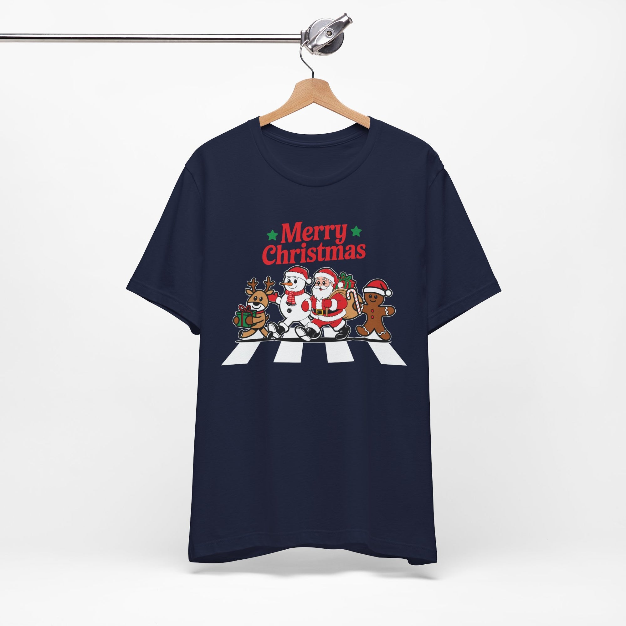 Merry Christmas Graphic Tee, Unisex Christmas T-shirt, Holiday Shirt, Festive Apparel, Gift for Him/Her, Winter Wear