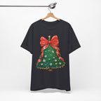Christmas Tree Graphic Tee, Festive T-Shirt, Holiday Apparel, Unisex Christmas Shirt, Gift for Christmas Lovers, Seasonal Outfit
