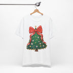 Christmas Tree Graphic Tee, Festive T-Shirt, Holiday Apparel, Unisex Christmas Shirt, Gift for Christmas Lovers, Seasonal Outfit