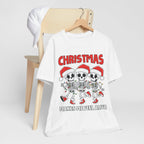 Skeleton Christmas Tee, Holiday Shirt, Unisex Christmas T-Shirt, Fun Winter Apparel, Party Outfit.