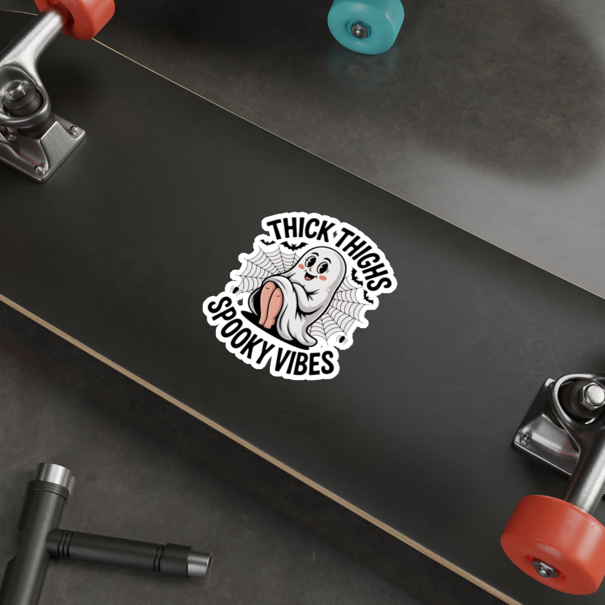 Cute Ghost Die-Cut Stickers | Spooky Vibes | Halloween Decor, Gift for Her, Fun Planner Accessories, Laptop Stickers, Seasonal Art