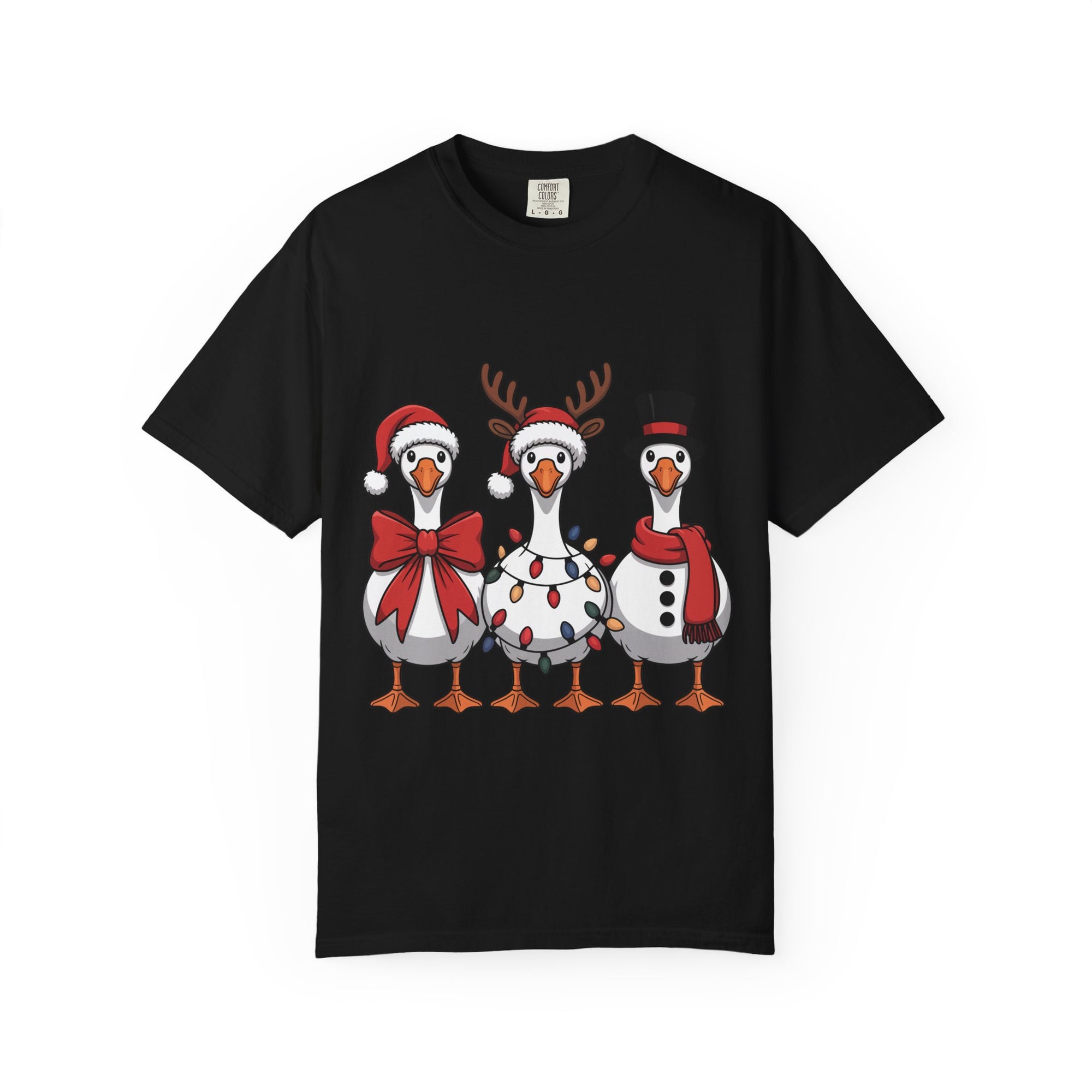 Festive Holiday Goose T-shirt, Fun Christmas Tee, Unisex T-shirt