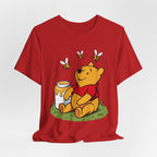 Cute Honey Bear Graphic Cozy Bee Lovers Unisex Shirt