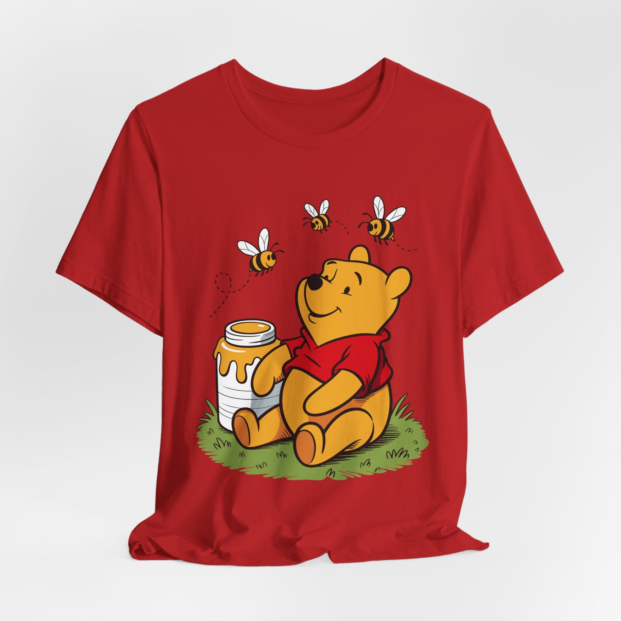 Cute Honey Bear Graphic Cozy Bee Lovers Unisex Shirt