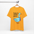 Serious Goose Humor Tee, Funny Graphic T-Shirt